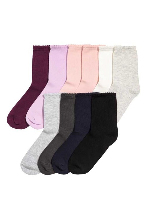 H&M 10-pack Socks Kids' Clothing Orange/Pink | WXCOPYQ-73