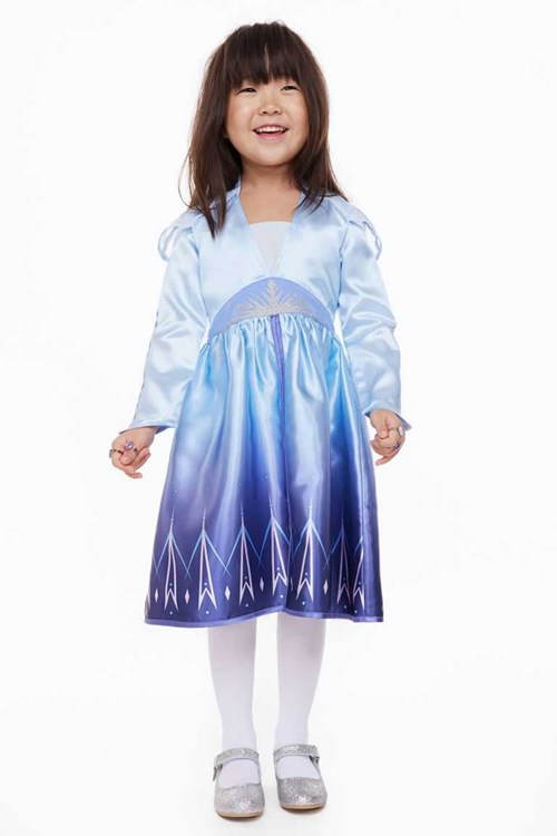 H&M Costume Dress Kids' Costumes Light Blue/Frozen | HPNBDMW-13