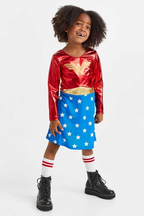 H&M Costume Dress Kids' Costumes Red/Wonder Woman | YOAUKXJ-43