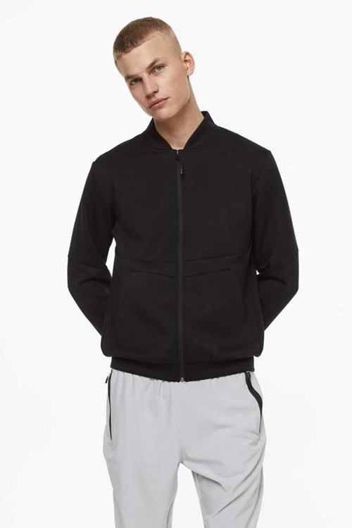 H&M DryMove™ Sports Jackets Men's Sport Clothing Light Gray Melange | ZGFXVRL-38