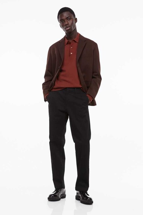 H&M Essentials No 9: THE CHINOS Men's Pants Black | FWURGYC-86
