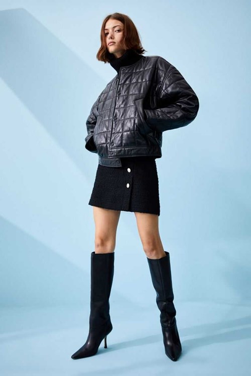 H&M Mini Women's Skirts Black | ELCQBRM-61