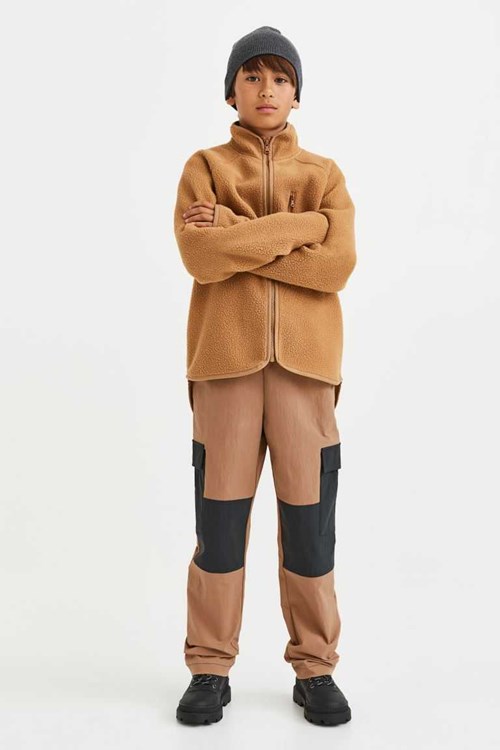 H&M Outdoor Pants Kids' Outerwear Brown/Black | GBTQKDA-43