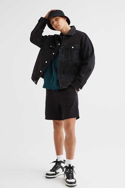 H&M Regular Fit Men's Sweatshorts Light Turquoise | HGVRJZC-97