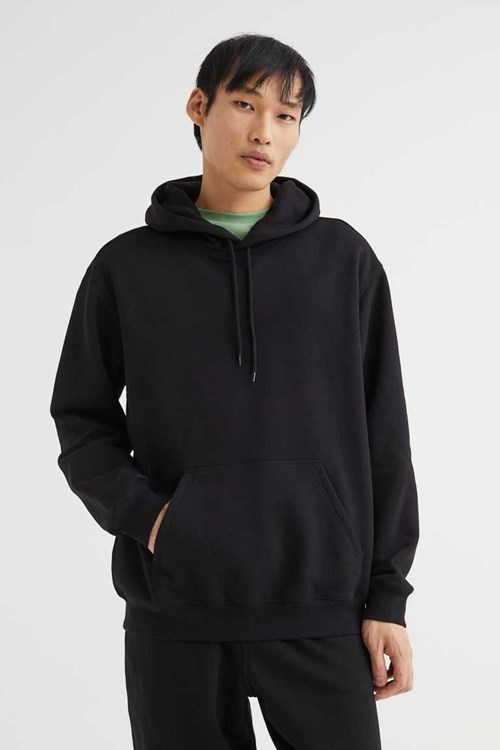 H&M Relaxed Fit Hoodie Men's Basics Stone-gray | ABRQVHW-46