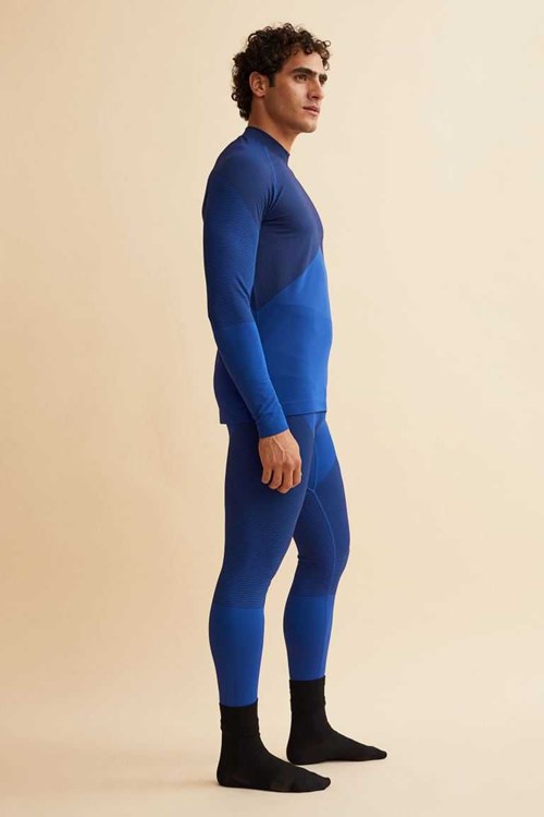 H&M Seamless Base Layer Leggings Men's Sportswear Dark Gray | QTYVJNE-39