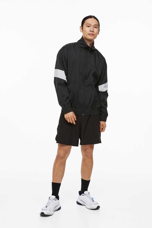 H&M Sports Shorts Men's Sportswear Black | OJMLKER-96