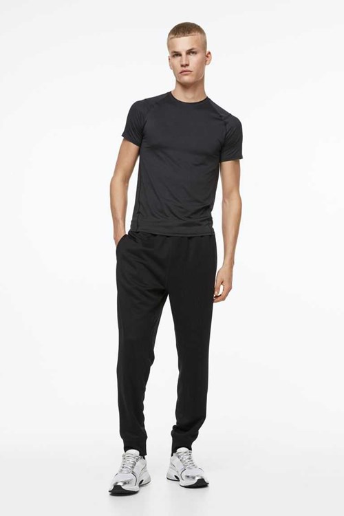 H&M Track Pants Men's Sportswear Black | TSCNVHZ-95