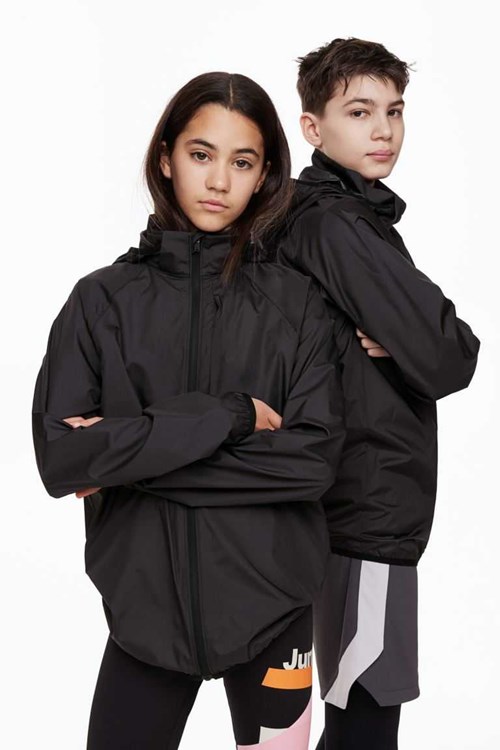 H&M Windbreaker Kids' Outerwear Black | GKOZNRC-68