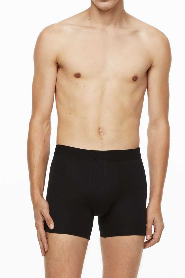 H&M 10-pack Cotton Boxer Shorts Men\'s Underwear Black | NCIPEOX-58