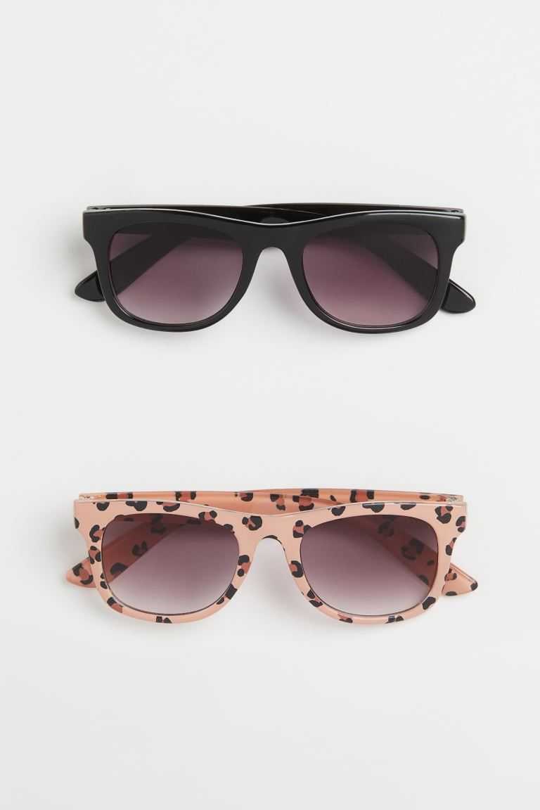 H&M 2-pack Sunglasses Kids' Accessories Light Pink/Glittery | FJRWQEK-64