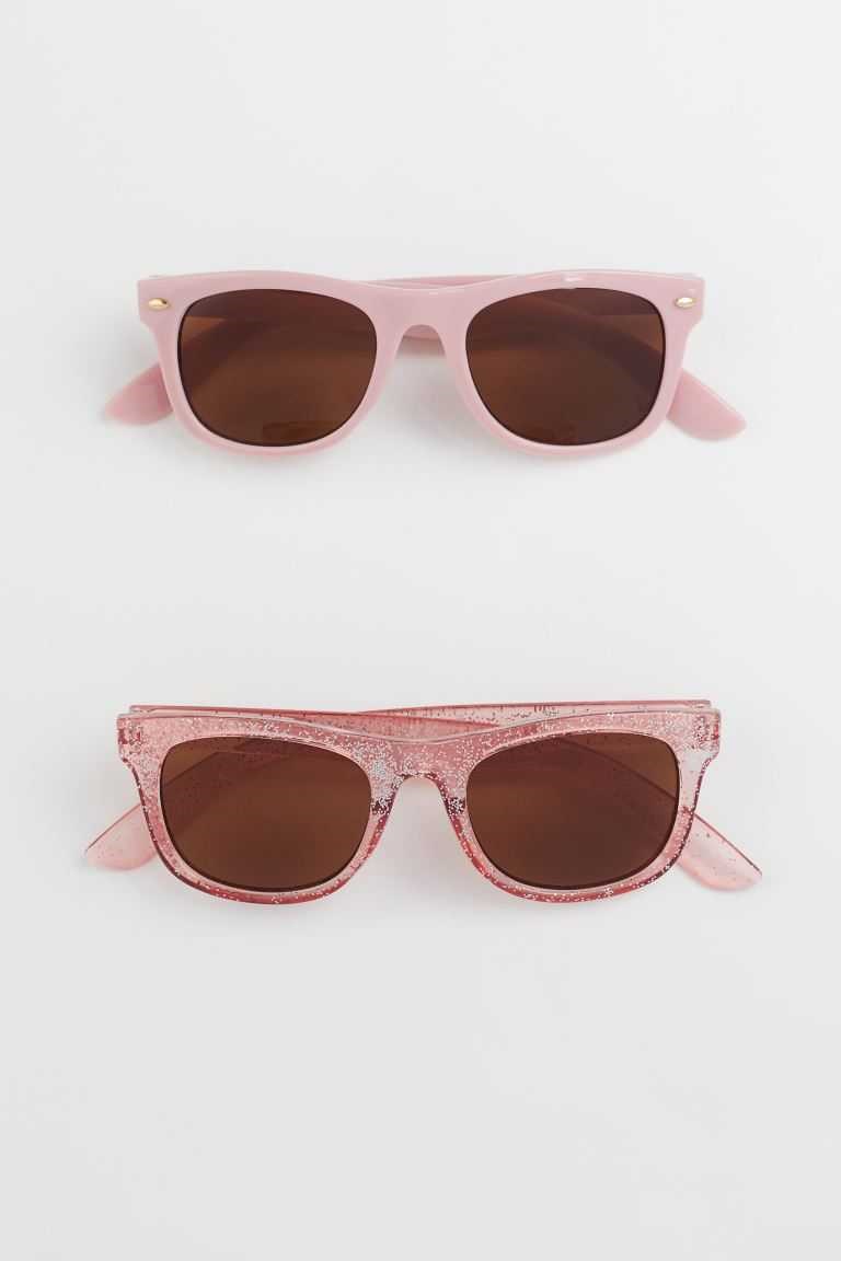 H&M 2-pack Sunglasses Kids' Accessories Light Pink/Glittery | FJRWQEK-64
