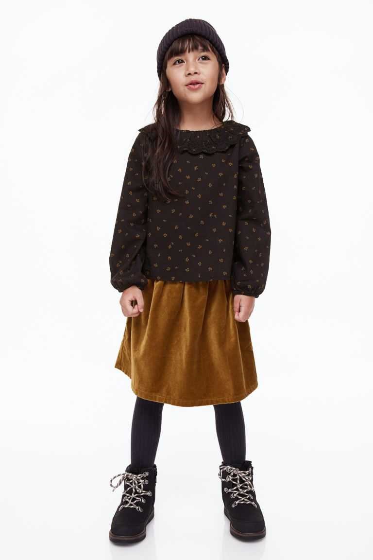H&M 2-piece Cotton Set Kids\' Clothing Black/Dark Beige | GQSMEJO-41