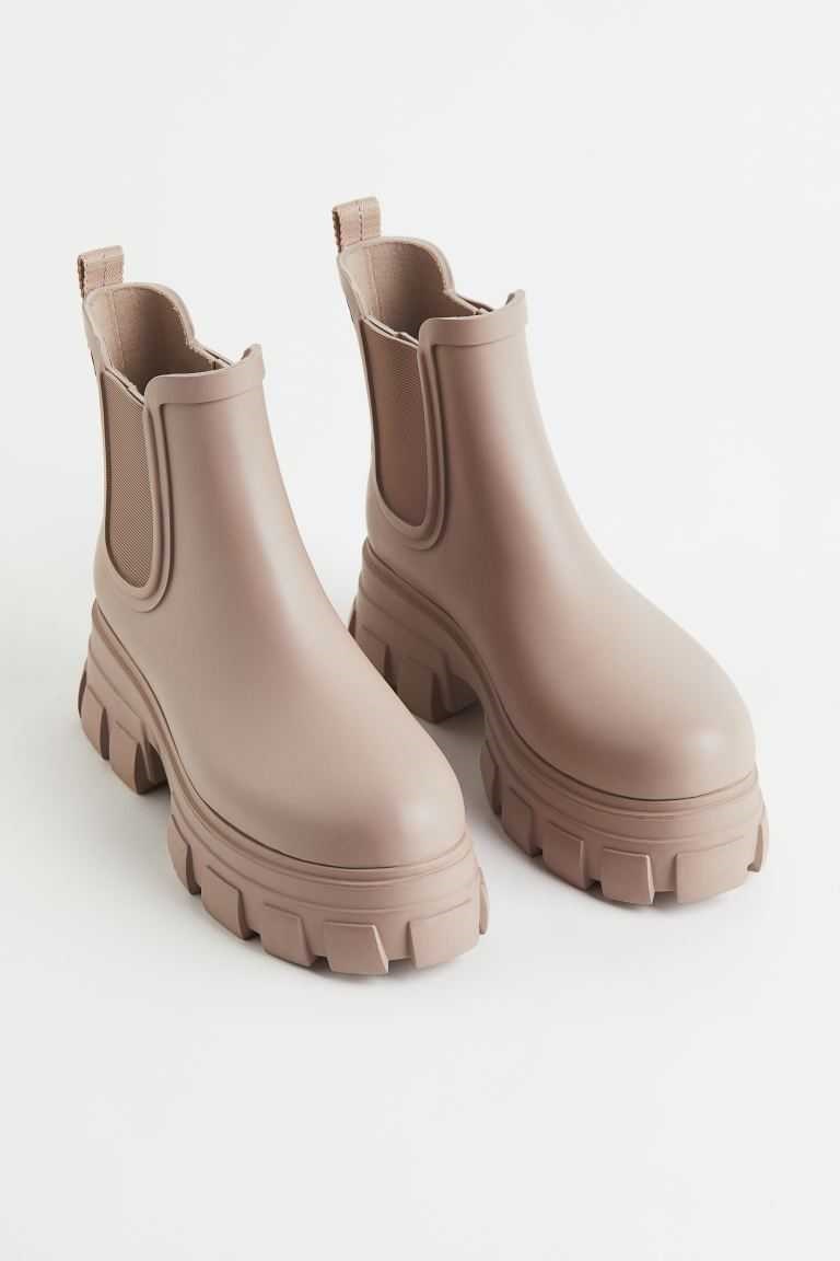 H&M Chunky Women's Rubber Boots Black | IFKWXGT-57