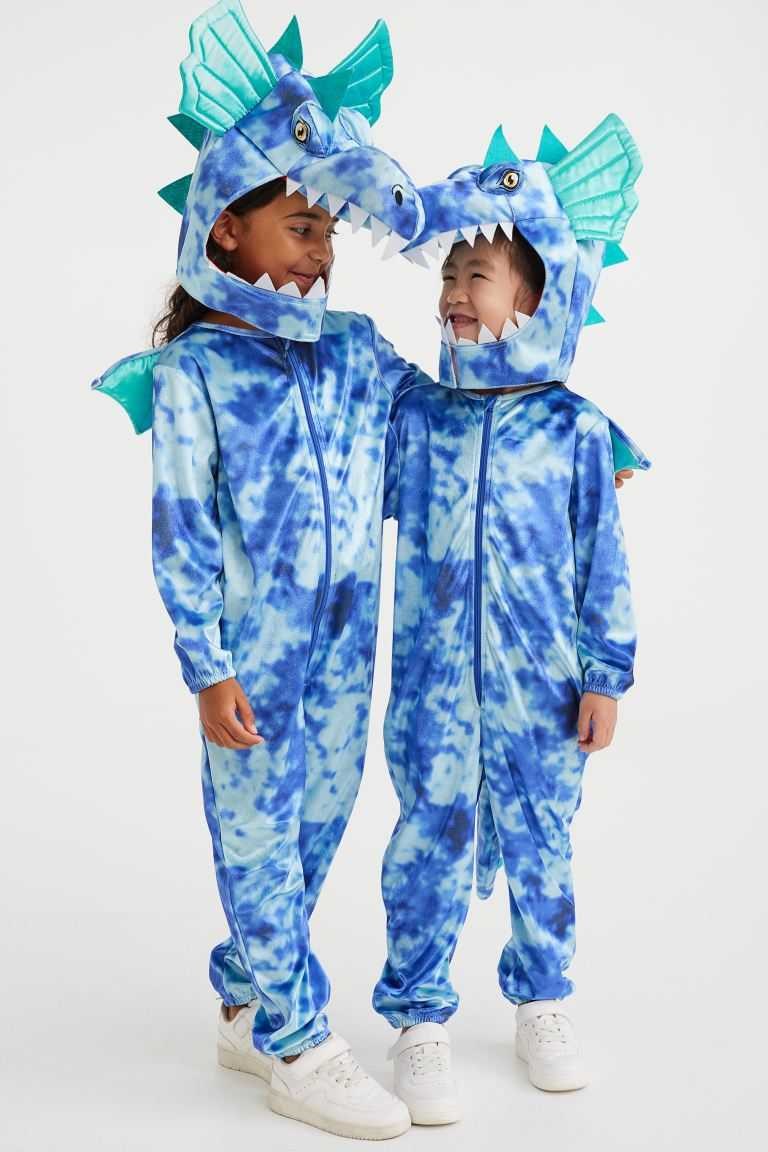 H&M Dragon Costume Kids\' Costumes Blue/dragon | FLHQUJM-27