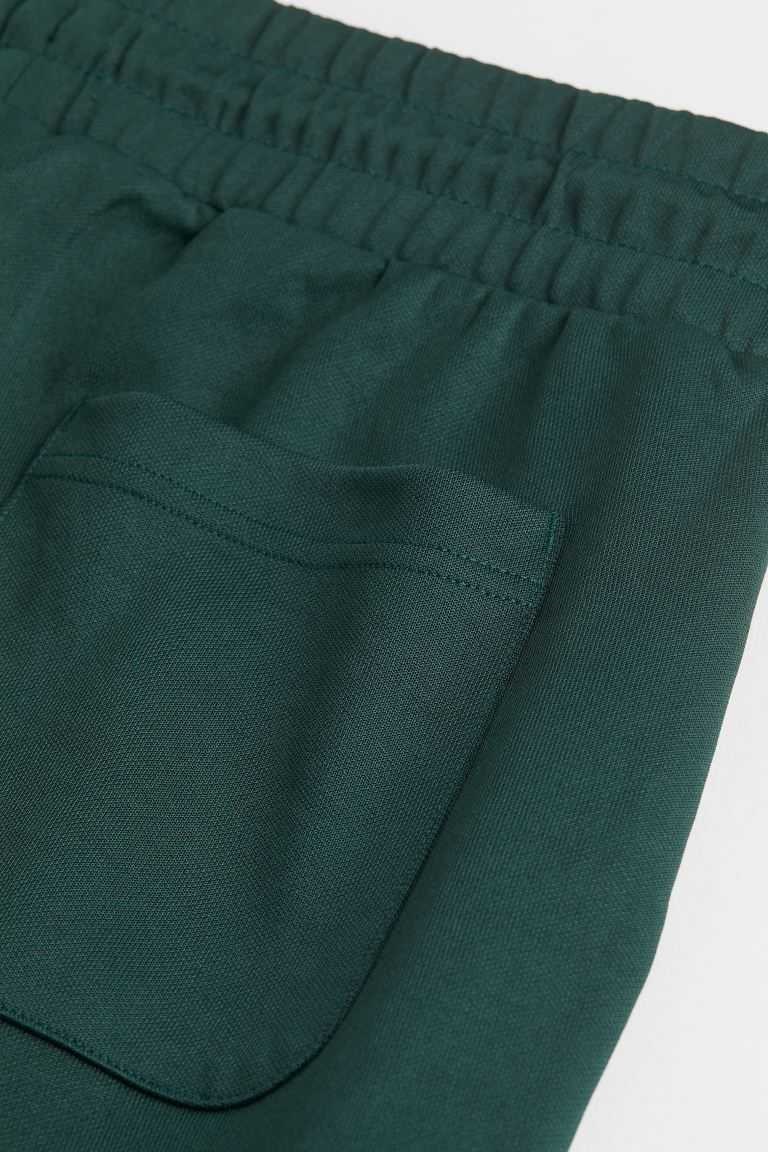 H&M Embroidery-detail Jersey Men's Shorts Dark Blue | PHZCAYW-53