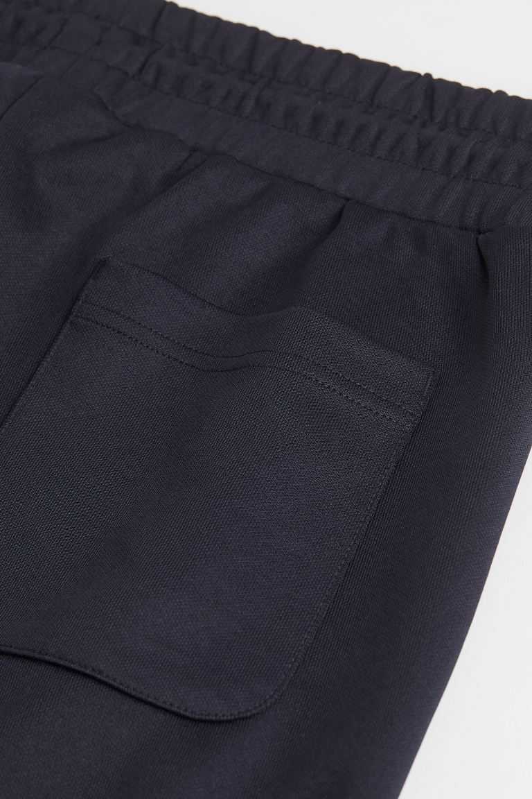 H&M Embroidery-detail Jersey Men's Shorts Dark Blue | PHZCAYW-53