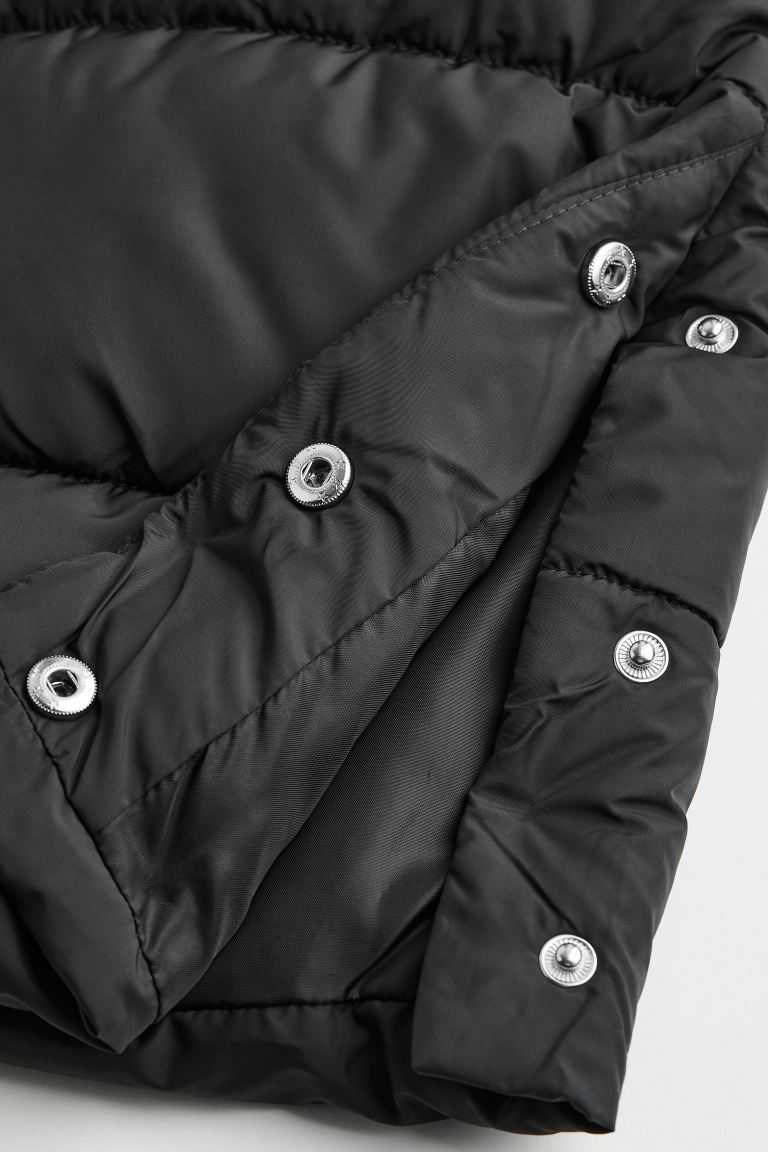 H&M Hooded Puffer Coat Kids' Outerwear Dark Blue | STXIGDU-07