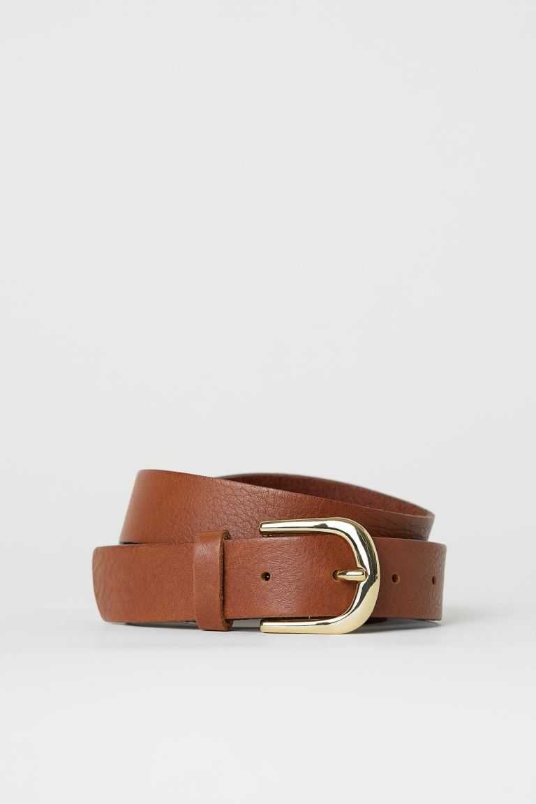 H&M Leather Women's Belt Black/Silver-colored | FWVKJLY-97