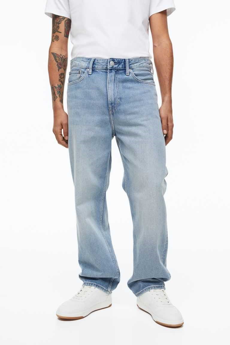 H&M Loose Men's Jeans Gray | COSFIXW-12