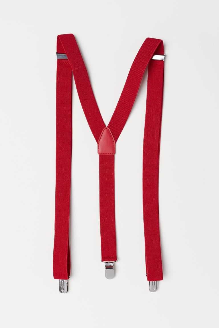H&M Men's Suspenders Black | ASMQKUV-09
