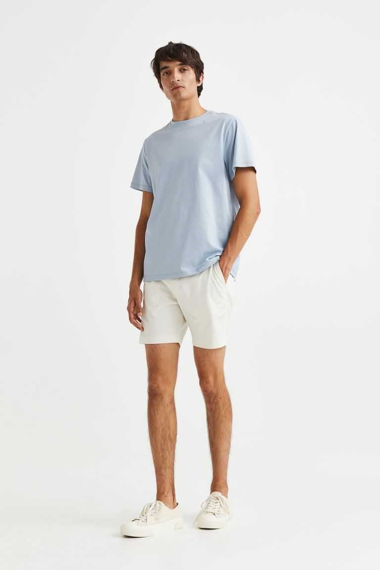 H&M Regular Fit Chino Men\'s Shorts Teal | LGTFEYQ-34
