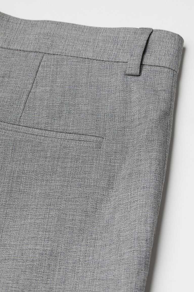 H&M Skinny Fit Men's Suit Pants Gray | ABXMRDN-52