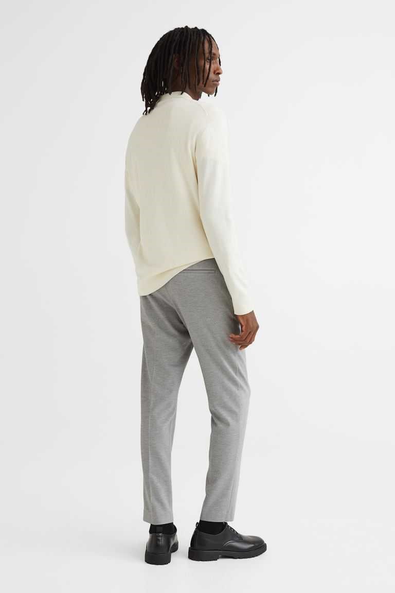 H&M Slim Fit Jersey Men's Suit Pants Gray | KAVTCNP-61