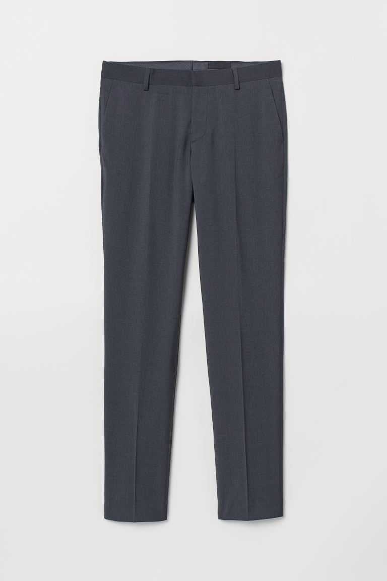 H&M Slim Fit Men's Suit Pants Dark Gray-green | GWNXLBH-69
