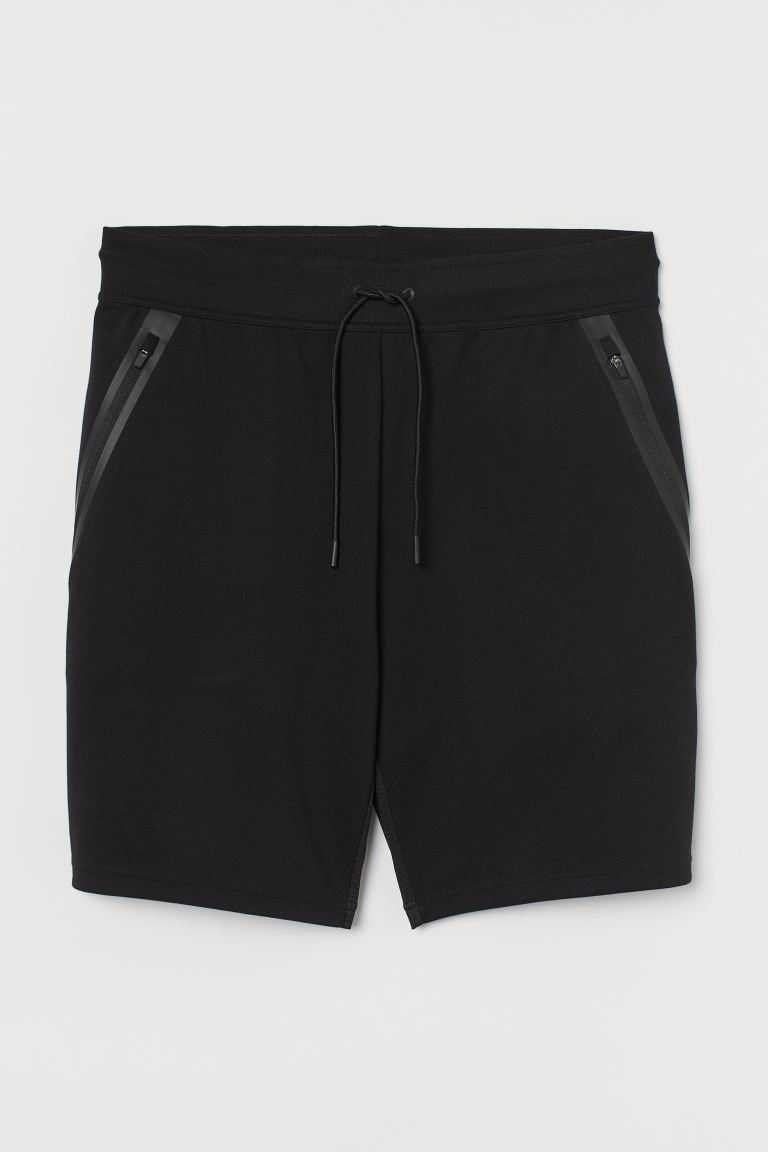 H&M Sports Shorts Men\'s Sport Clothing Black | GORTPLH-68