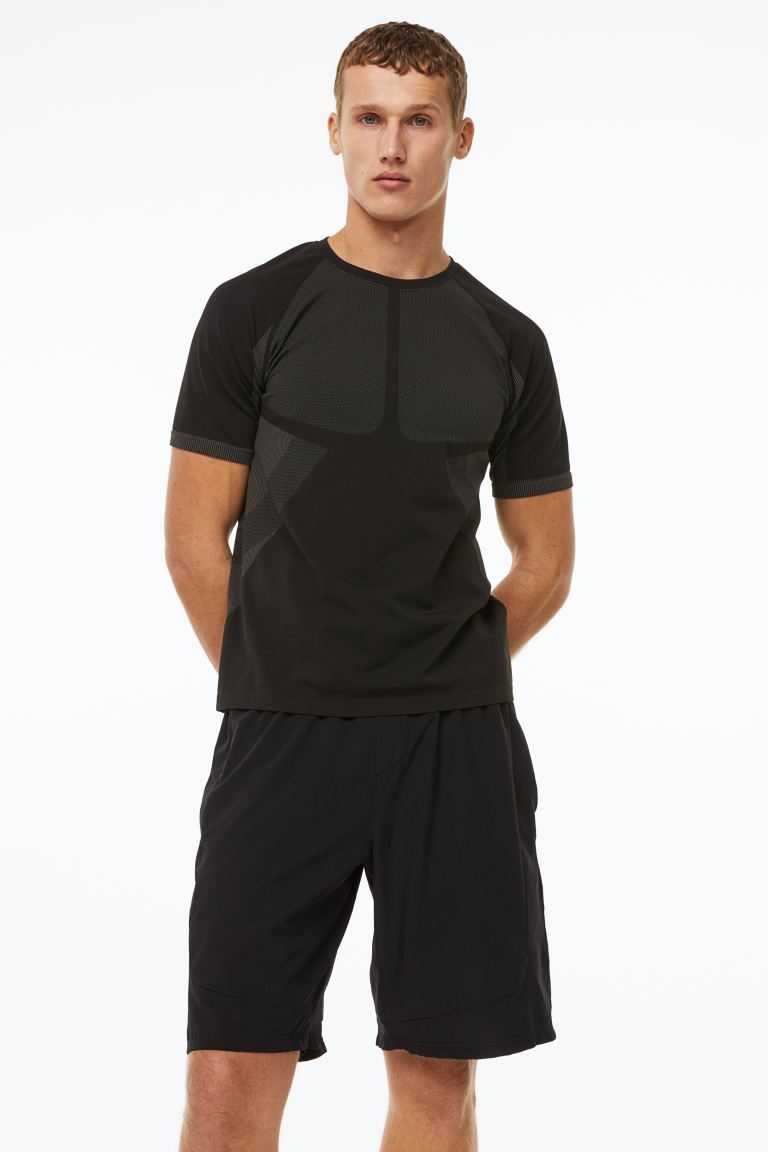 H&M Sports Shorts Men's Sport Clothing Black | WRQCLVI-03
