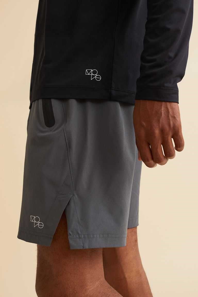H&M Sports Shorts Men's Sport Clothing Dark Blue | FQOMDUT-87