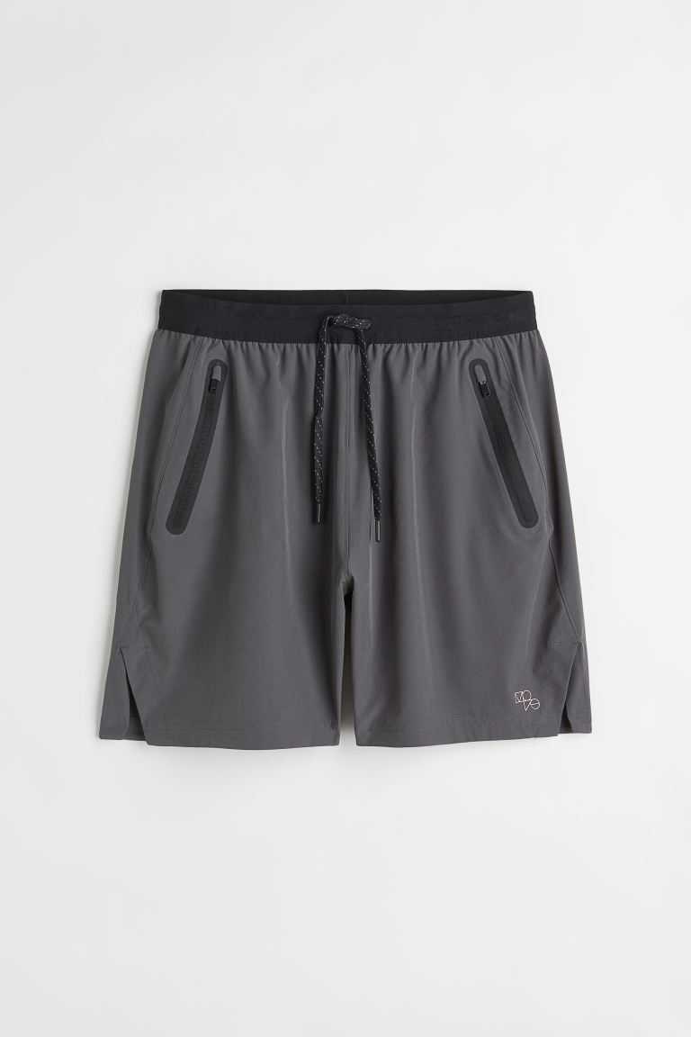 H&M Sports Shorts Men's Sport Clothing Dark Blue | FQOMDUT-87