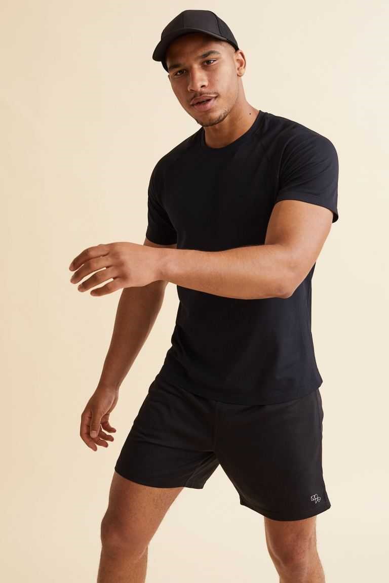 H&M Sports Shorts Men\'s Sportswear Black | JNLISEB-81