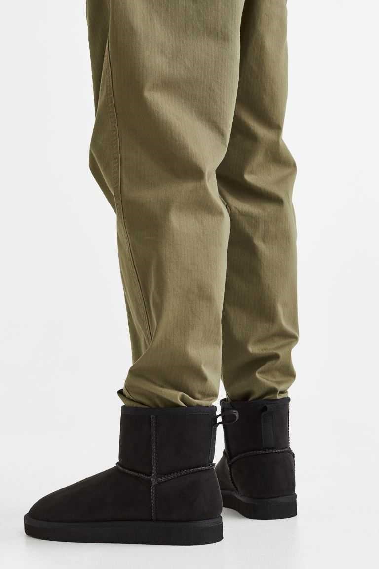 H&M Warm-lined Men\'s Slip On Boots Light Brown | ILZHMTW-04
